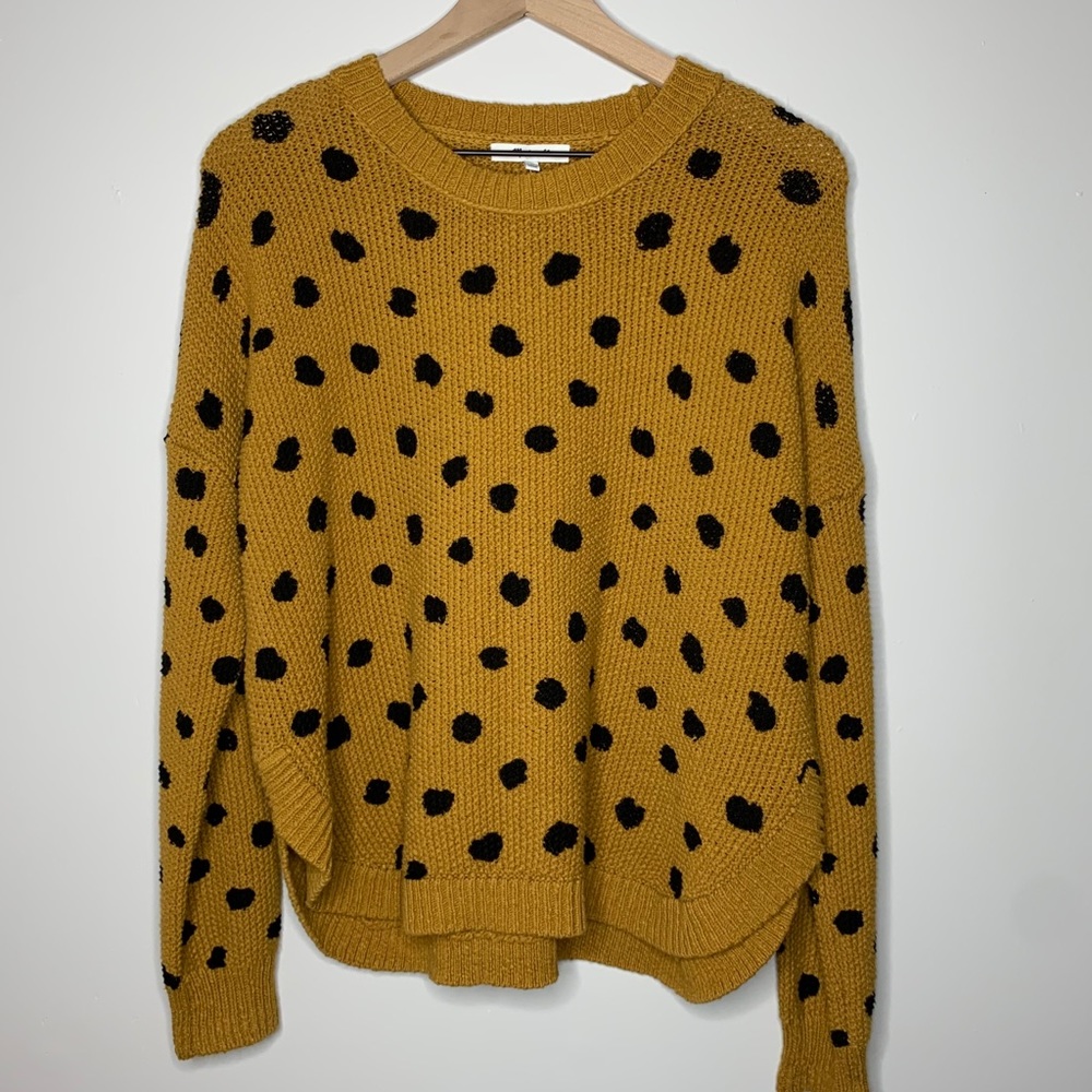 madewell | polka dot sweater